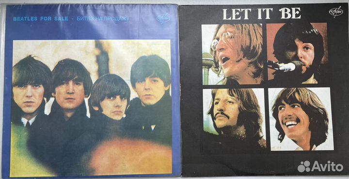 Виниловая пластинка группы beatles