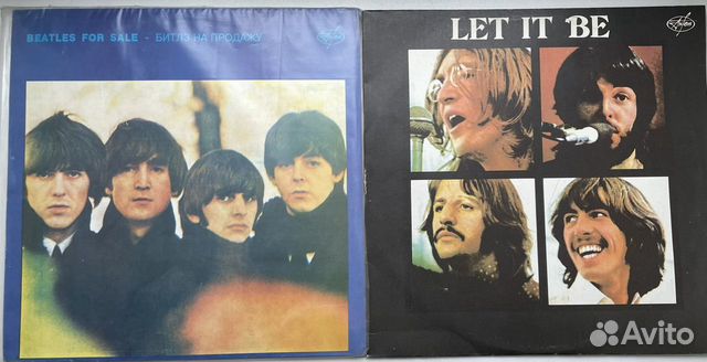 Виниловая пластинка группы beatles