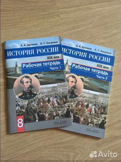 8 класс рабочие тетради русский и история новые