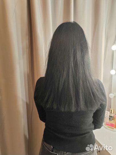 Наращивание волос, коррекция