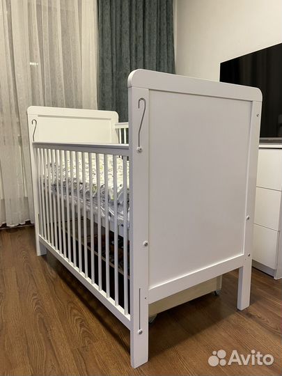 Детская кроватка Polini kids с матрасом