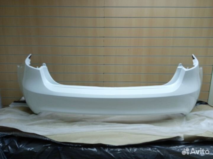 Бампер задний KIA RIO (2011-2015) белый