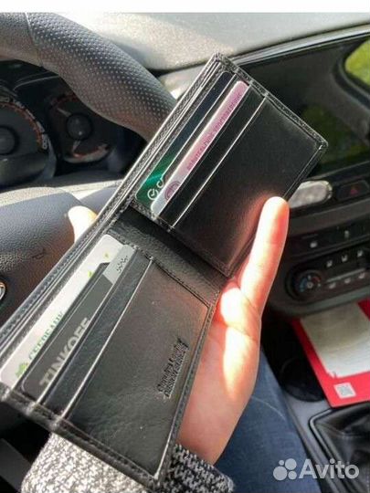 Кошелек мужской кожаный новый