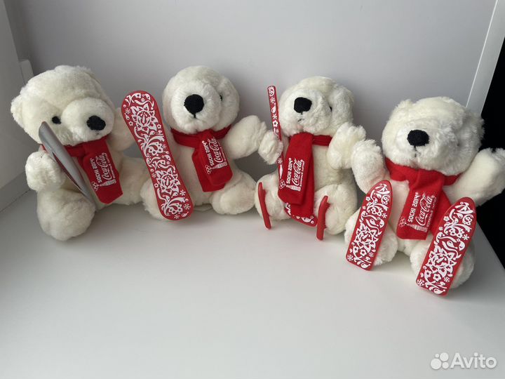 Коллекция мишек Кока-кола Сочи 2014