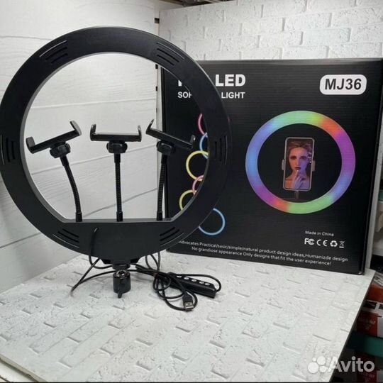 Кольцевая лампа MJ36 36см