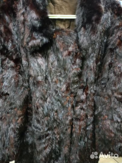 Шуба винтаж длинная