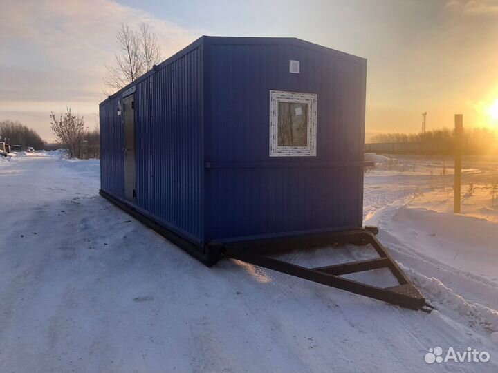 Вагон дом жилой на санях