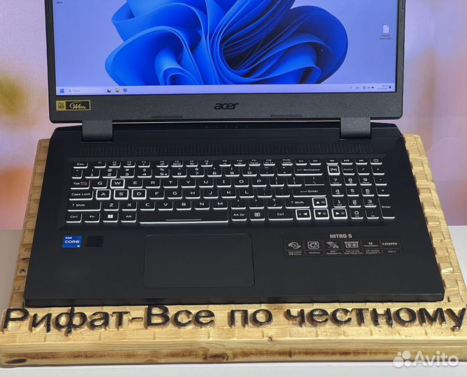 Игровой ноутбук acer RTX3050