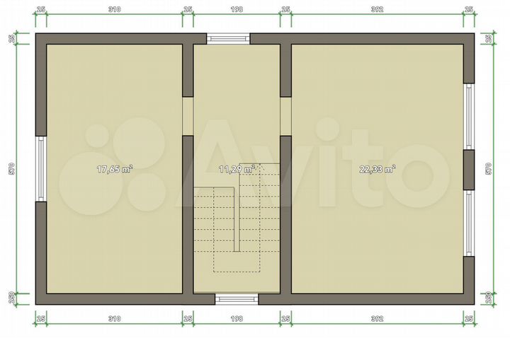 Дом 102 м² на участке 7 сот.