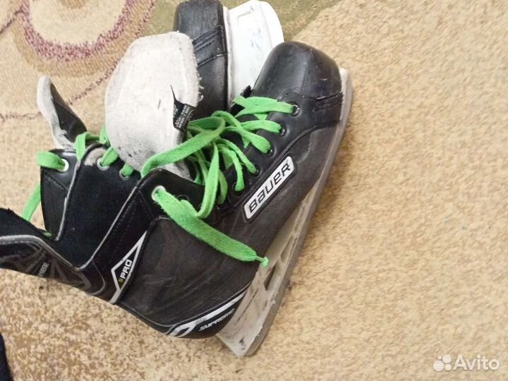 Хоккейные коньки bauer 44 размер муж