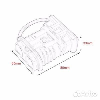 Разъемы 175а для подключения лебедки. Комплект 2шт