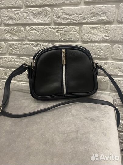 Сумка genuine leather италия