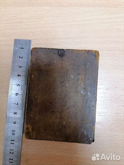 Икона старинная. Николай Угодник. Жако