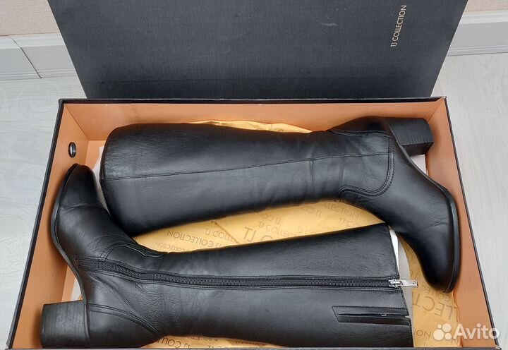 Сапоги черные 37р TJ Collection