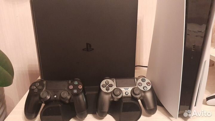 Sony playstation 4 slim 500gb 2 джойстика