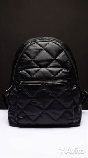 Рюкзак женский натуральная кожа черный