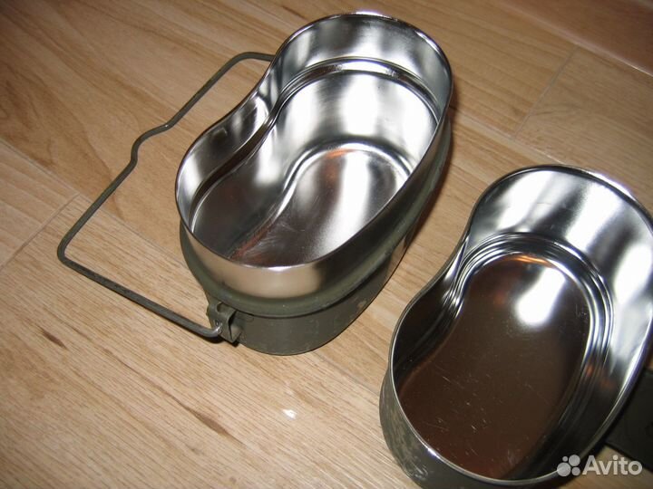 Армейский польский котелок из нержавеющей стали