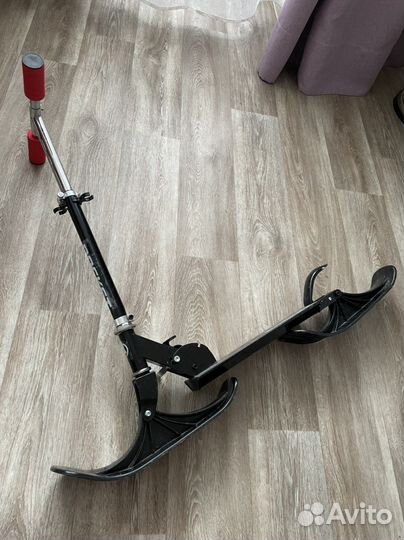 Самокат снегокат 2 в 1