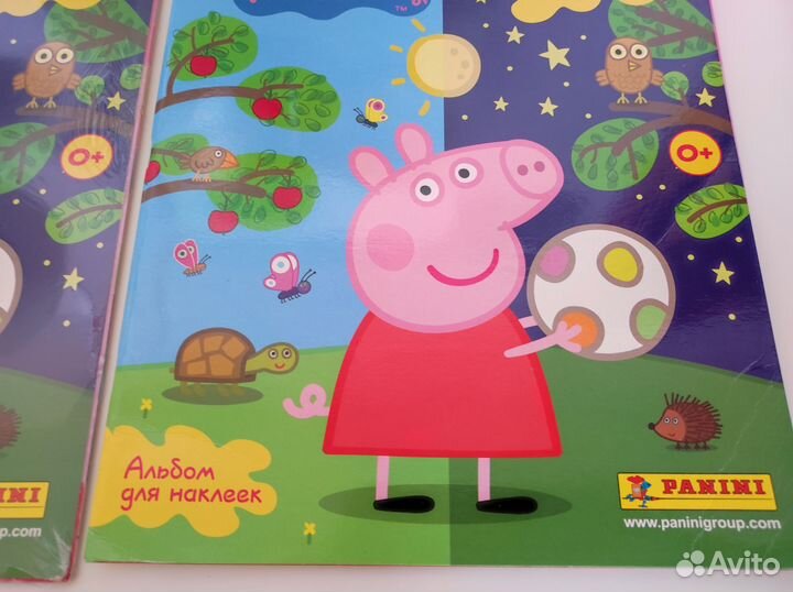 Журнал и наклейки Панини Пеппа Panini peppa pig