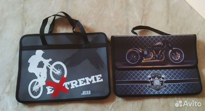 Папки д/труда изо портфель новые