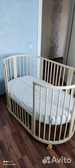 Кроватка трансформер с маятником