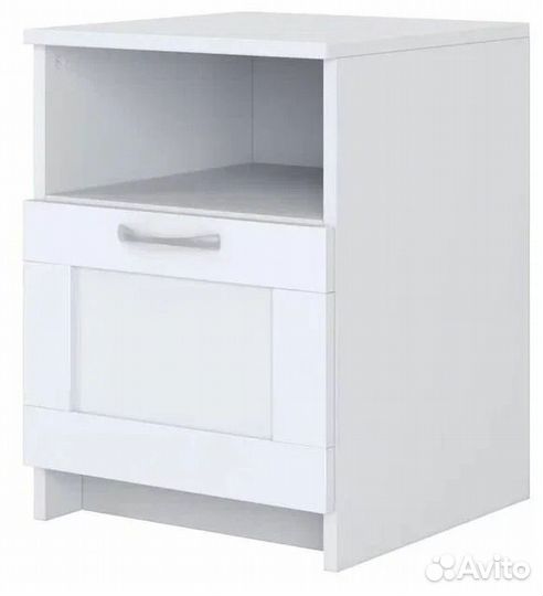 Тумбочка прикроватная белая IKEA Бримнэс новая