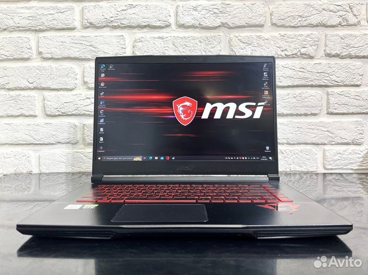 MSI/ i5-10200H/144Гц/ RTX 3060/ DDR4-16Гб/ SSD-512