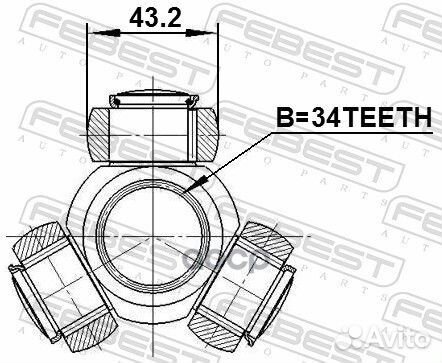 Трипоид audi A3/A3 Sportback (8P) 2003-2013 171