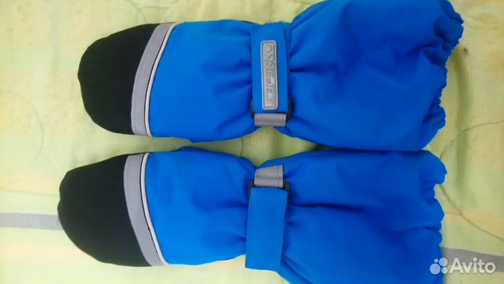 Непромокаемые варежки-краги 5-7 лет