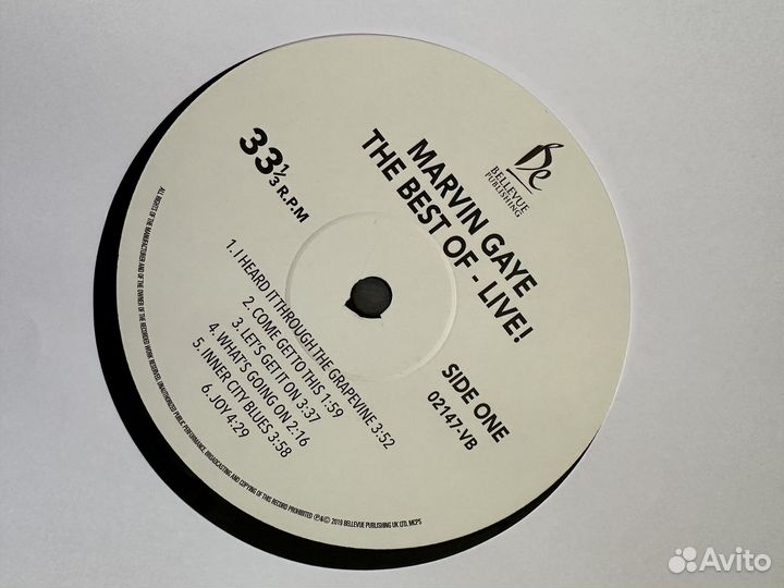 Виниловая пластинка Marvin Gaye