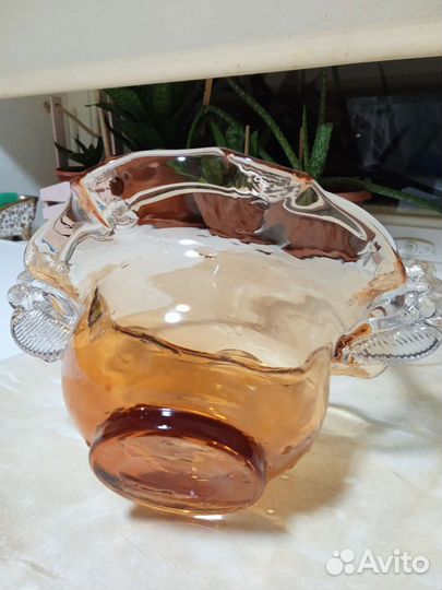 Ваза конфетница в форме корзинки