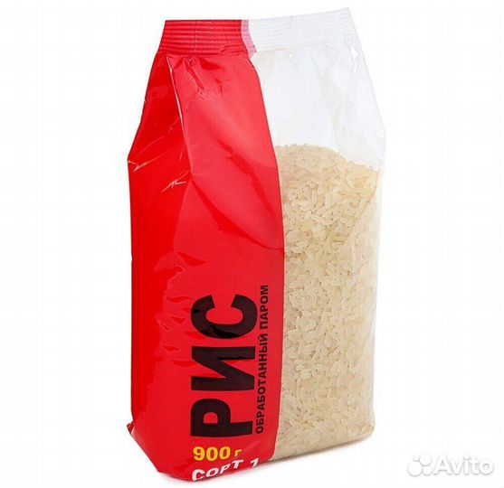 Рис Надежда Пропаренный 900г