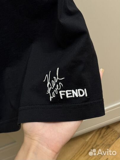 Футболка fendi carl lagerfeld оригинал