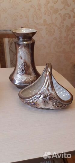 Ваза для цветов 30 см +конфетница