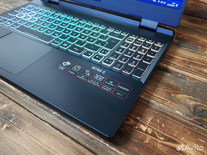 Новый Acer Nitro Intel i7-12650H RTX 4060 140W