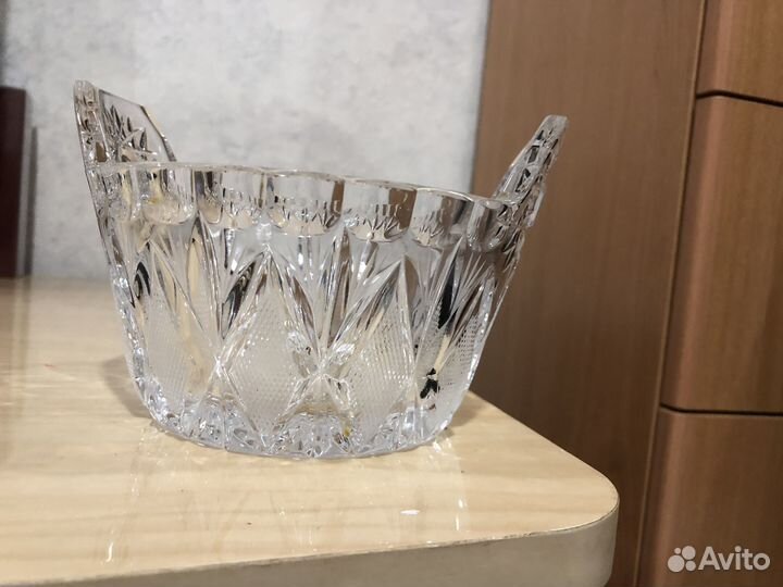 Салатник хрустальный СССР