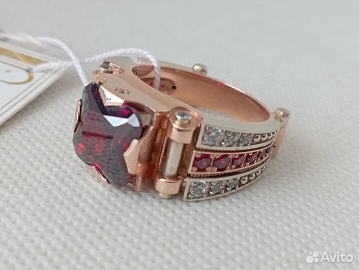 Печатка золото 585-21р-22,90г-черный принц/арт 57ф