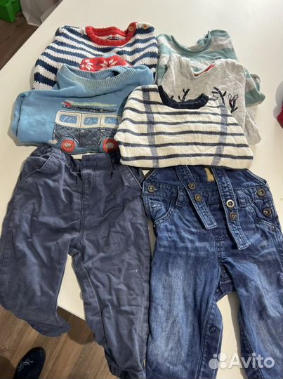Вещи пакетом 9-12 мес