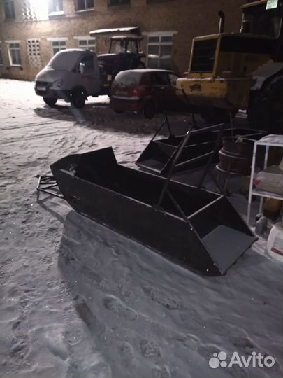 Сани волокуши для снегохода из пнд