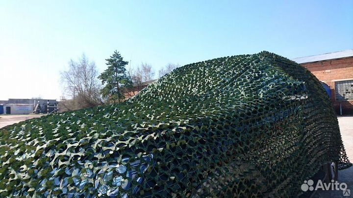 Маскировочная сеть 240 2.4x6м Темный лес