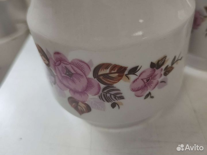 Фарфор СССР, чайник, сахарница, молочник