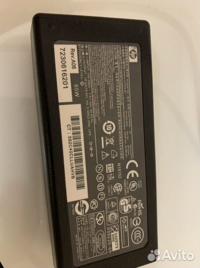 Блок питания для ноутбука hp