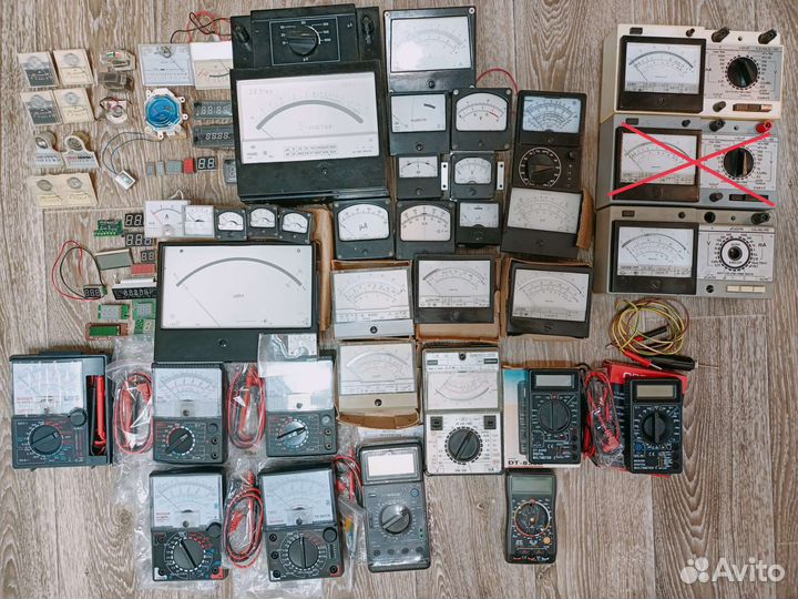 Ампер вольтметр и измерительная головка 1 шт