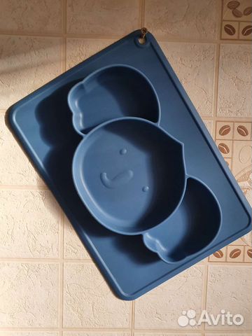 Силиконовая тарелка коврик 