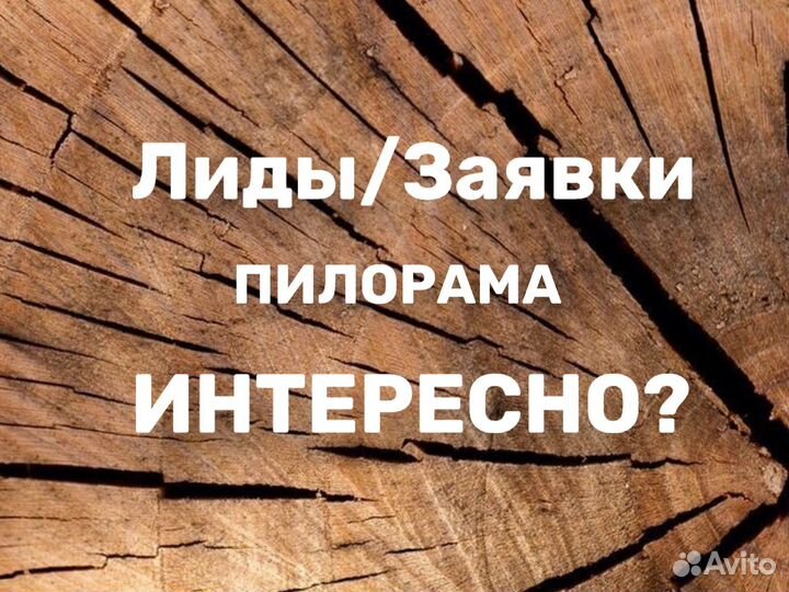 Лиды/заявки для Пилорамы