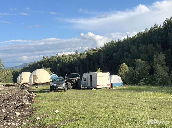 Купольный шатер тент+каркас диаметр 8 м