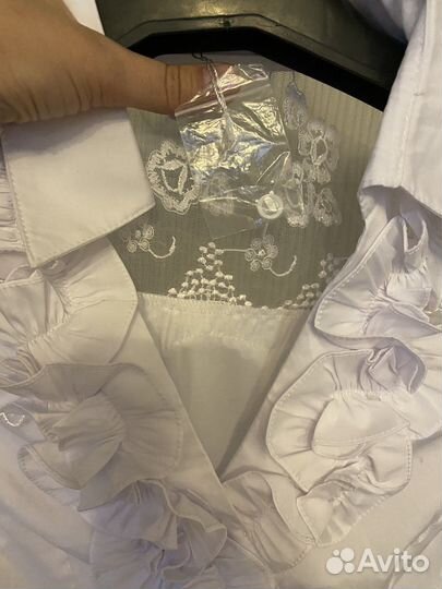 Блузка женская белая 42 -44 новая