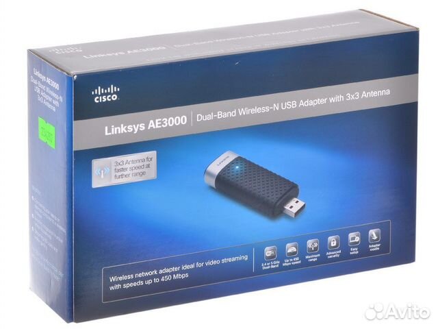 Wi-Fi адаптер USB Tenda W326U (новый)