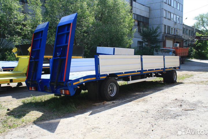 Прицеп бортовой Авиком 88712-04 с поворотным кругом, 2023