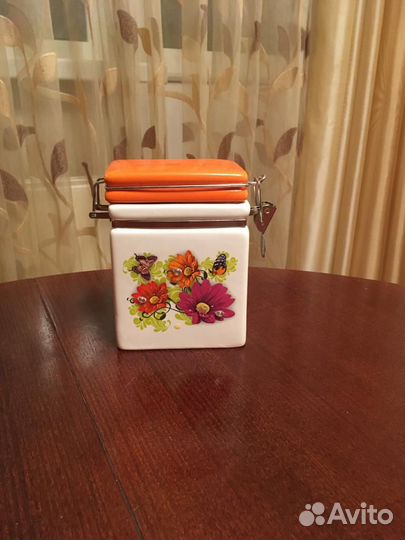 Новый Контейнер банка керамическая